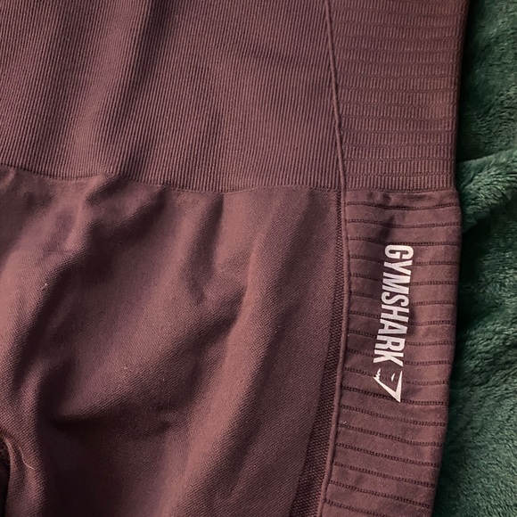 Gymshark Plum Textured Leggings - Picture 2 of 3